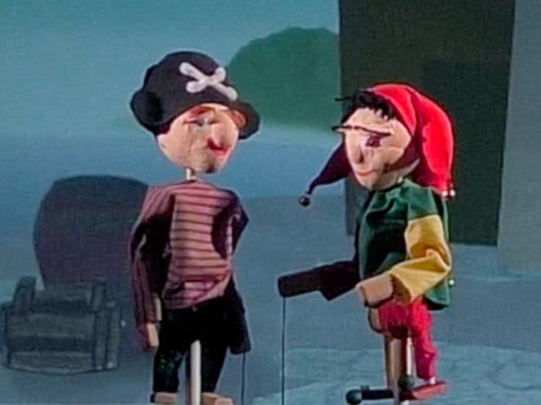 'theakrino'-Stabfiguren in Aktion