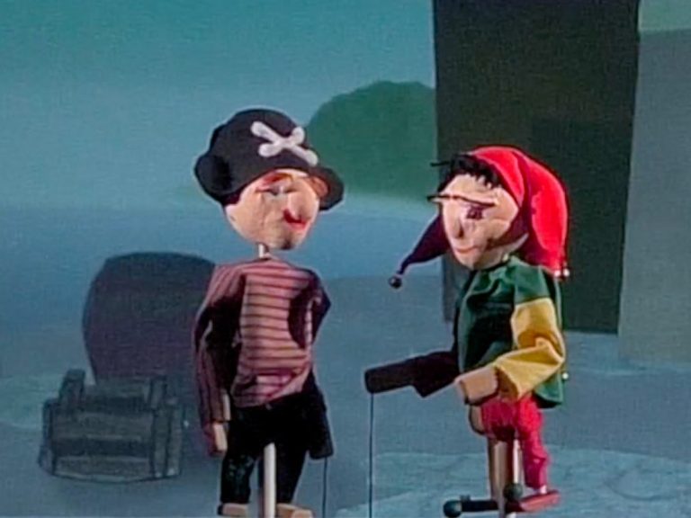 'theakrino'-Stabfiguren in Aktion